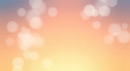Sunset Bokeh: Warm, dreamy background with soft-focus, blurry lights. Perfect for presentations, websites, or any design needing a peaceful and calming atmosphere. 