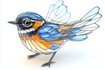 blue bird on a branch