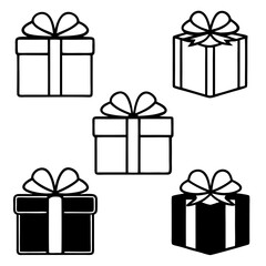 set of gift boxes