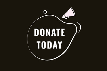 Donate today  , clock, button, vector, banner template, website, design,
