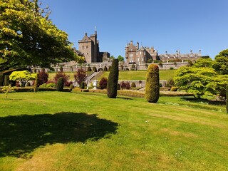Drummond castle and gardens, Scotland