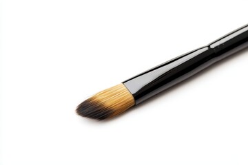 Fototapeta premium Beautiful clean paintbrush mock up in a simple isolated setting