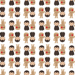 Zombie Seamless Pattern