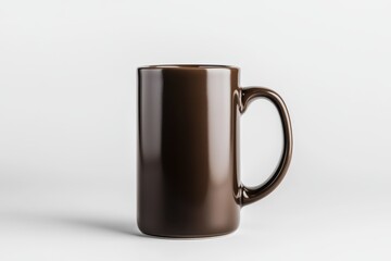 Fototapeta premium Clean and modern solid-color beer mug mock up for design projects and presentations