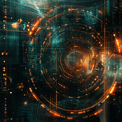 Abstract technology background.