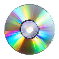 CD glare isolated on transparent background