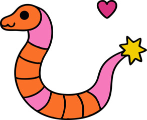 Fototapeta premium snake illustration