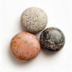 Obraz premium Spa stones on white