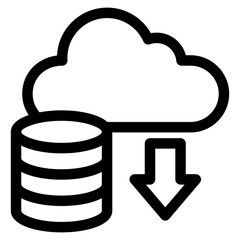 Cloud Download Icon