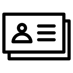 Contact Card Icon