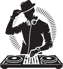 The DJ Vector Illustration