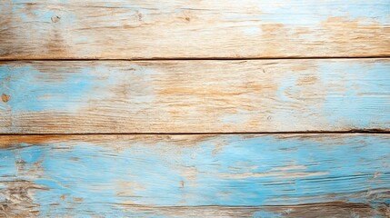 Vintage wooden texture with blue paint for rustic background and design projects : Generative AI