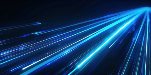 blue light beam shine glow illustration warp drive futuristic flash fast speed space black backgrounds side view