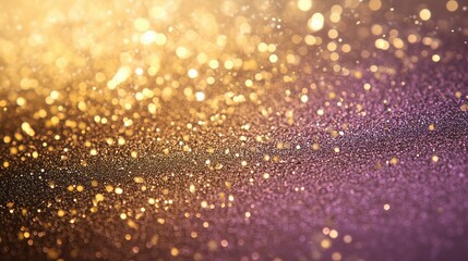 Lila-goldene Lichtstruktur mit schimmernden Reflexen