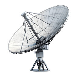 Large Satellite Dish Antenna for Communication and Signal Reception