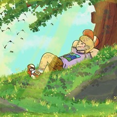 Vibrant Colour and Full Colour Funny Happy Adventure Holiday Children Story Book Illustration