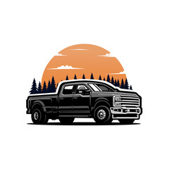 Dually Truck PNG Transparent Image Stock. Best for Heavy Duty Truck Illustration Image © bonky