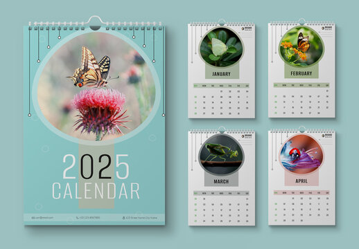 Nature Calendar Design Template