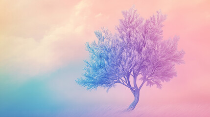 a colourful landscape