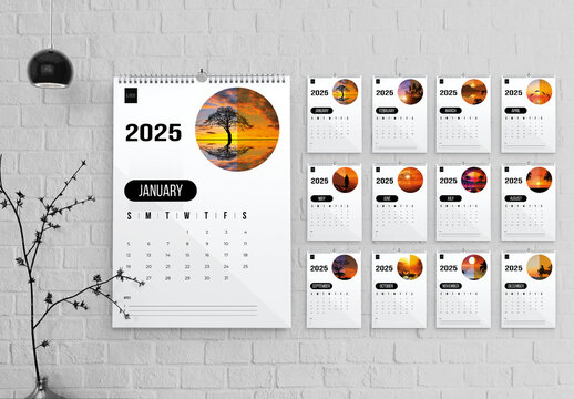 2025 Wall Calendar Design