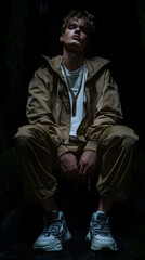 Obraz premium Modern Elegance: Male Models Redefining Style and Sophistication