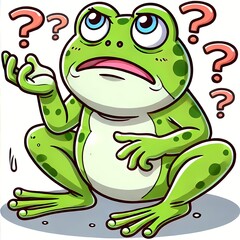 Fototapeta premium Cute Frog Walking With Hoodie Jacket Cartoon Vector Icon Illustration
