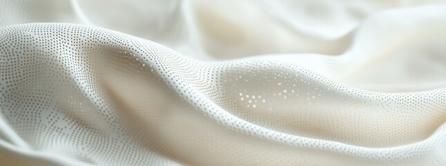 Soft Gradient with Dotted Wave. Created with Generative AI