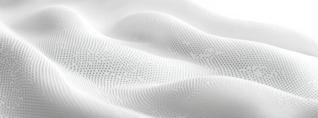 Soft Gradient with Dotted Wave delicately curved to one side with a slight grainy texture. Created with Generative AI