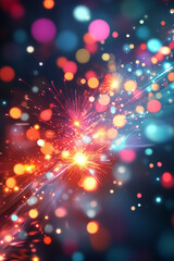 Naklejka premium background with bokeh