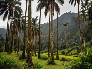 palm trees on the beach