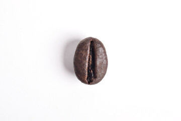 Coffee bean isolated on white background with clipping path