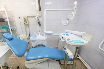 modern office in the clinic of dentistry at the dentist