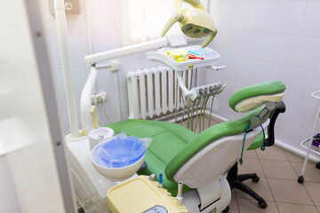 modern office in the clinic of dentistry at the dentist