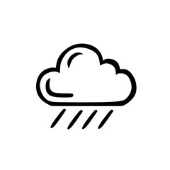 rain cloud icon
