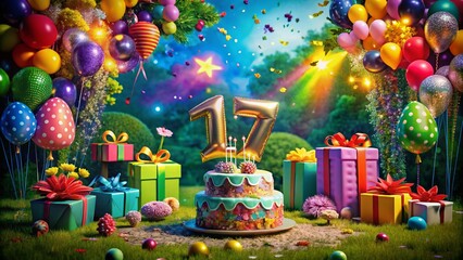 Happy 17th Birthday:  Conceptual Photography Ideas, Teenager Celebration, Sweet Seventeen Photoshoot
