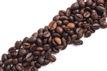 Coffee beans background.