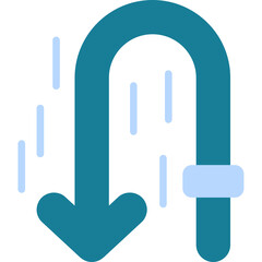 Obraz premium Turn Down Icon