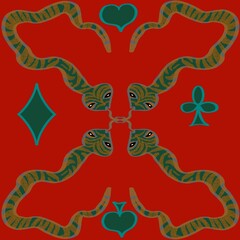 symbol of 2025 snake symbol, snake, green reptile, dragon, scaly skin snake Chinese New Year