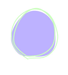 blop element purple and line