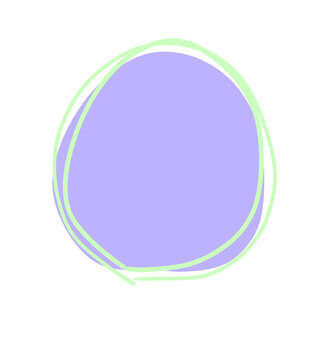 blop element purple and line