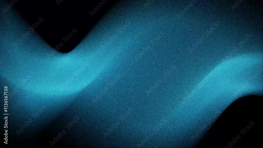 Poster futuristic gradient noise texture wave animation black and blue surreal holographic motion design ba