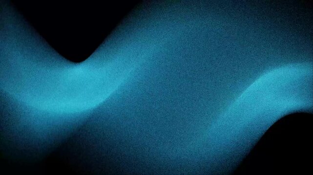 Futuristic gradient noise texture wave animation black and blue surreal holographic motion design background