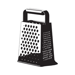 Cheese Grater silhouette vector illustration