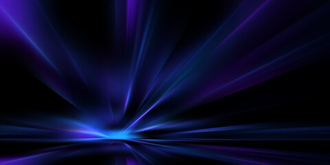 Colorful spectrum lights tech black party club neon lights abstract wave technology background, black background
