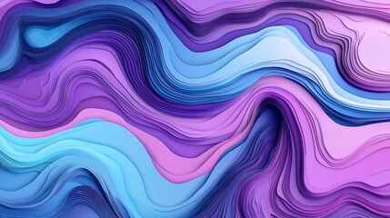 Abstract flowing blue purple layered texture.