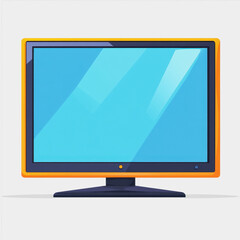 Fototapeta premium Flat Icon Smart T V Modern Design with High Definition Display and Innovative Features for Home Entertainment 150 Characters Long