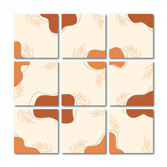 abstract square background vector