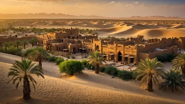 stunning dakhla oasis city in egypt

