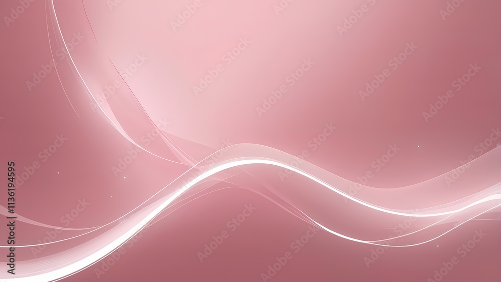 Fototapete a soft, abstract background with delicate, flowing lines in shades of pink and white, creating a sen