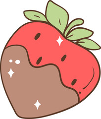 Valentine's Day Sweet Treats Vector Illustration